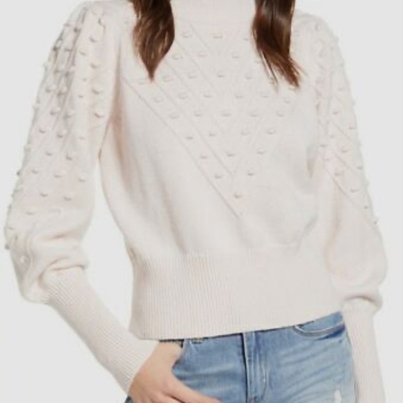 French Connection Bobble-Knit  cream Sweater - Picture 1 of 15